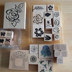Scrapbooking/card making floral set